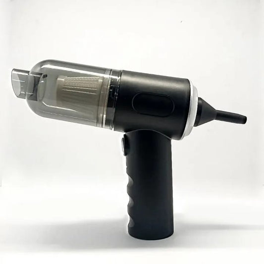3 in 1 Portable Wireless Vacuum Cleaner β High Power Suction, Air Pump & Duster for Home, Car & Laptop