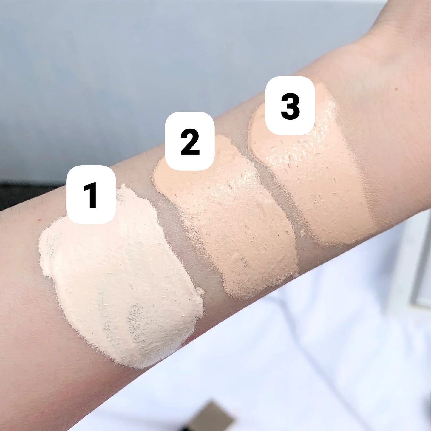 Huda Beauty Makeup Original Foundation Waterproof, Super Long Wear 24hr - Shade 1